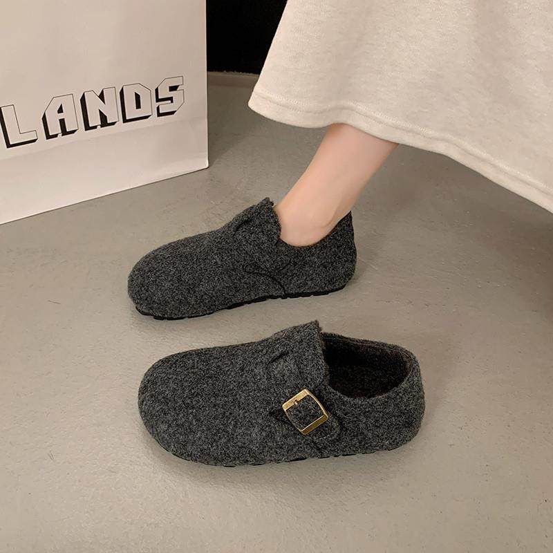 春秋内增高毛呢全包勃肯鞋女2026新款一脚蹬厚底加绒保暖毛0113z,女鞋,勃肯鞋/软木鞋,淘宝优惠券,粉丝福利购,淘宝优惠卷