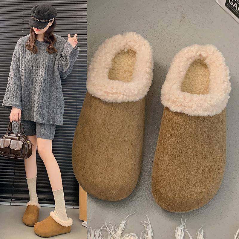 春秋软底百搭加绒勃肯鞋女2026新款外穿包头半拖鞋厚底拖鞋0113z,女鞋,勃肯鞋/软木鞋,淘宝优惠券,粉丝福利购,淘宝优惠卷