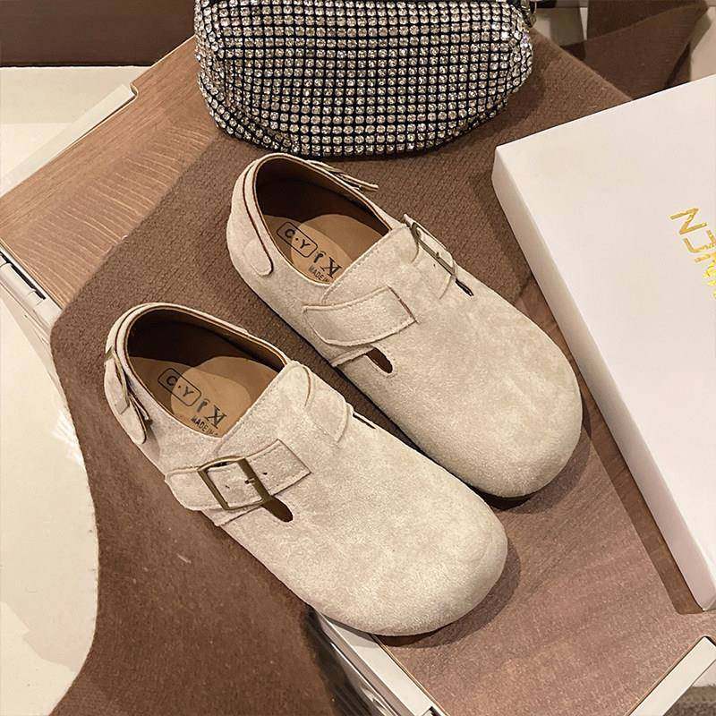 春秋全包勃肯鞋女2026新款软底豆豆单鞋一脚蹬懒人博肯鞋子0121z,女鞋,勃肯鞋/软木鞋,淘宝优惠券,粉丝福利购,淘宝优惠卷