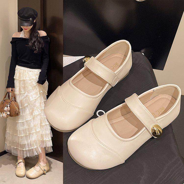 春秋平底圆头百搭小皮鞋女2026新款配裙子法式玛丽珍单鞋0125z,女鞋,勃肯鞋/软木鞋,淘宝优惠券,粉丝福利购,淘宝优惠卷