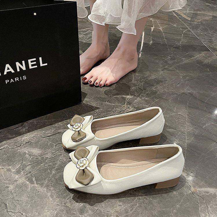 春秋蝴蝶结豆豆鞋女2026新款平底淑女仙女鞋软底舒适孕妇单0125z,女鞋,勃肯鞋/软木鞋,淘宝优惠券,粉丝福利购,淘宝优惠卷