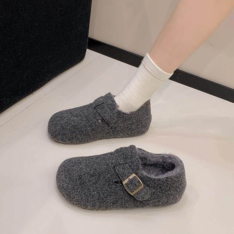 春季毛绒勃肯鞋女2026新款保暖加绒毛呢玛丽珍魔术贴软底毛0116z,女鞋,勃肯鞋/软木鞋,淘宝优惠券,粉丝福利购,淘宝优惠卷