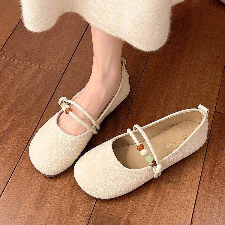 春秋平底单鞋女新款小仙女鞋温柔风软底一脚蹬豆豆鞋软底奶0125z,女鞋,勃肯鞋/软木鞋,淘宝优惠券,粉丝福利购,淘宝优惠卷