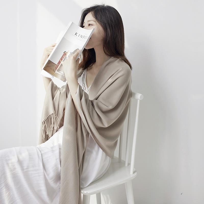 披肩女空调房秋冬季外搭百搭韩版披风两用围脖保暖大围巾1016r