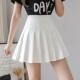 白色百褶裙女春夏2026年新款 高腰显瘦a字半身裙防走光内衬短0206r