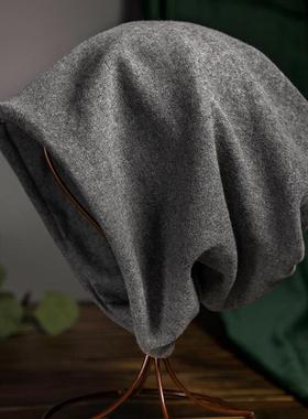 帽子男款春季潮大码包头保暖头巾大头围冷帽2026新款堆堆男0122w