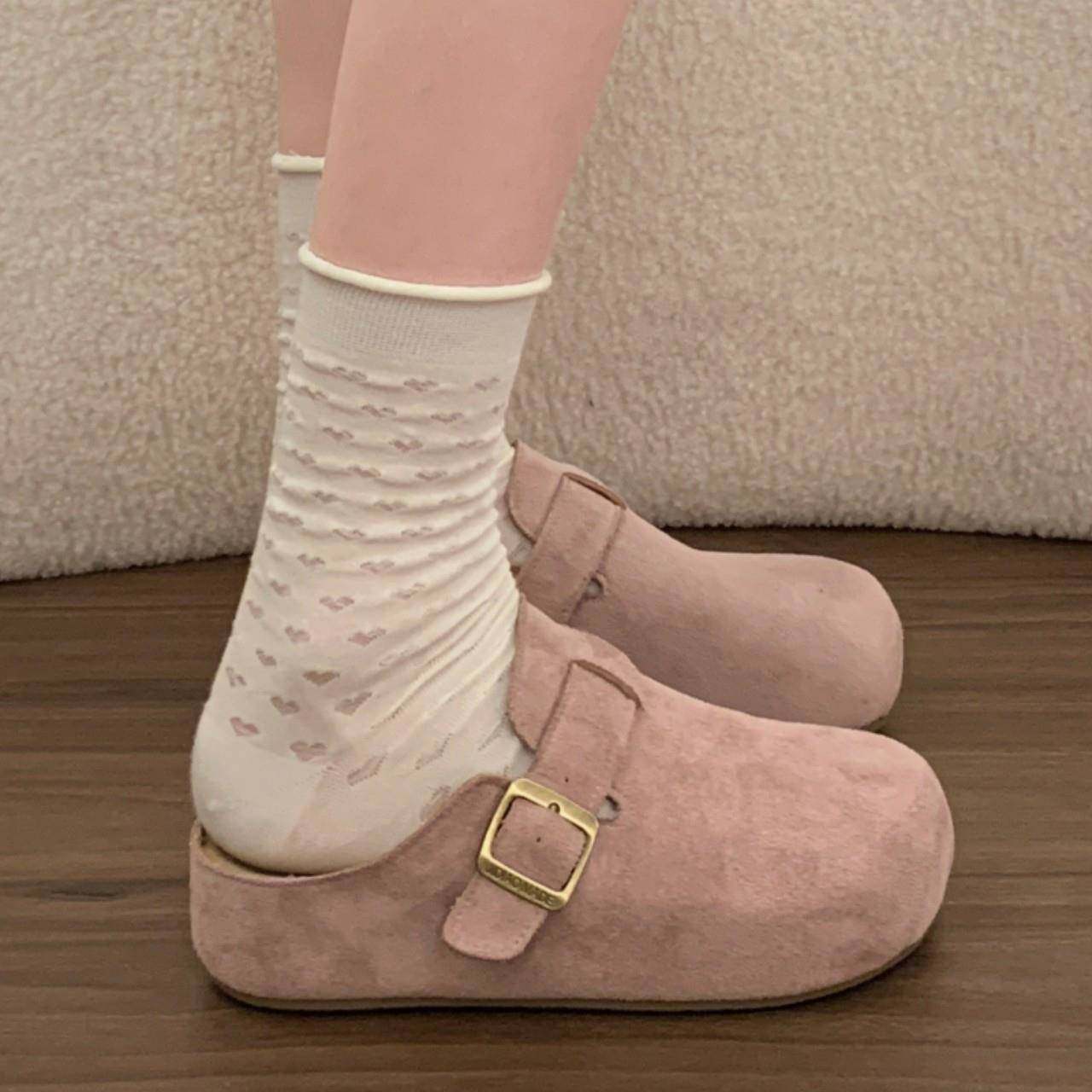 女春单勃肯鞋+4粉色勃肯拖鞋2026年季新款厚底懒人小清新包0123k,女鞋,勃肯鞋/软木鞋,淘宝优惠券,粉丝福利购,淘宝优惠卷