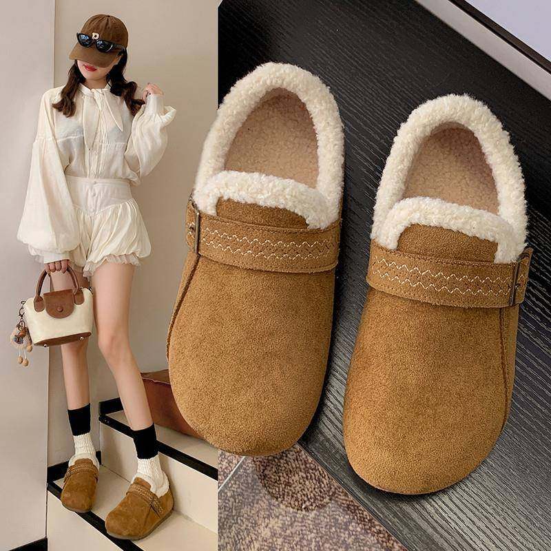 春秋加绒勃肯鞋女2026新款保暖毛毛懒人鞋休闲百搭内增高博0113z,女鞋,勃肯鞋/软木鞋,淘宝优惠券,粉丝福利购,淘宝优惠卷