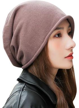 秋冬季2025堆堆帽子女士包头冷帽洋气针织帽保暖潮百搭1128n