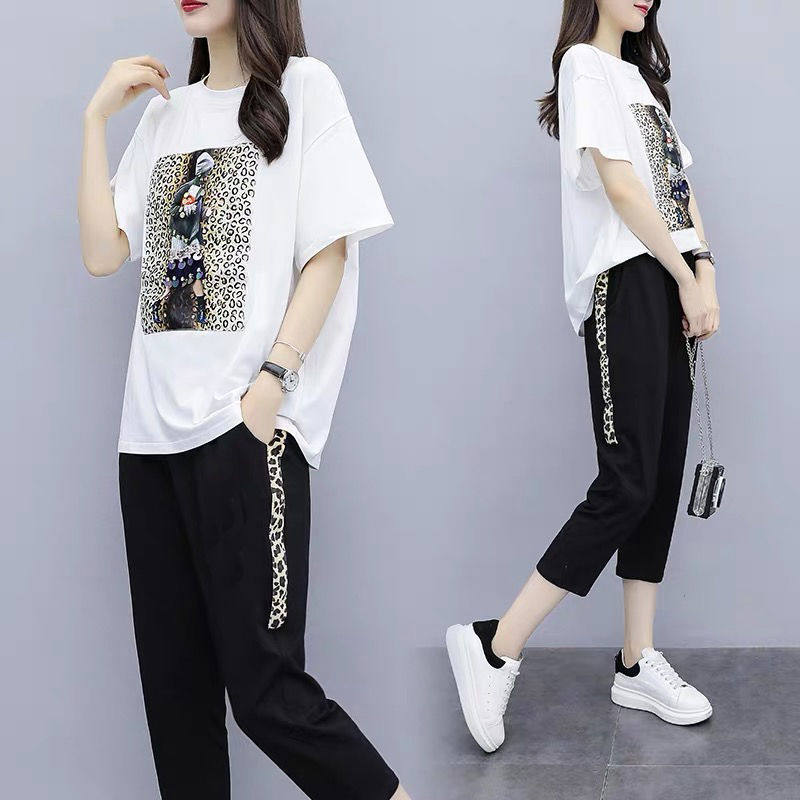 品牌运动两件套女大码服套装女夏季新款胖mm宽松显瘦短袖七0802g|ruв категории Женская одежда, женской одежды - от Buy2taobao.com для оказания профессиональной услуги покупки агента Taobao