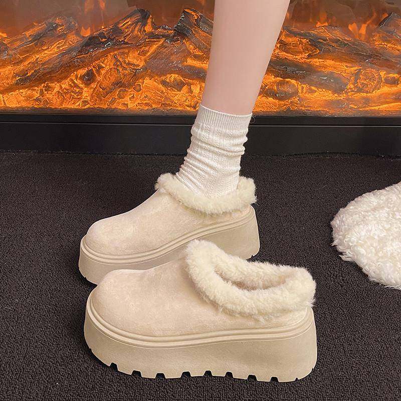 春季厚底大尺码加绒毛毛勃肯鞋女包头半拖2026新款小个子拖0116z,女鞋,勃肯鞋/软木鞋,淘宝优惠券,粉丝福利购,淘宝优惠卷