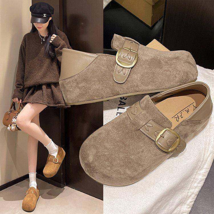 全包内增高勃肯鞋女2026年春季新款巨好穿懒人一脚蹬两穿厚0126w,女鞋,浅口单鞋,淘宝优惠券,粉丝福利购,淘宝优惠卷