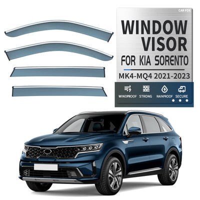 适用于起亚索兰托晴雨挡后视镜雨眉 KIA SORENTO  Window visor专