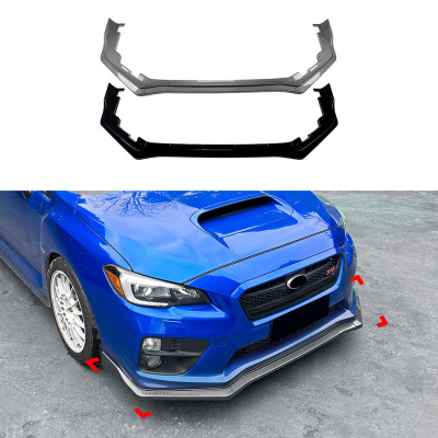 适用斯巴鲁WRX STI VA 2015-2021前杠前唇前铲扰流板外饰跨境改装