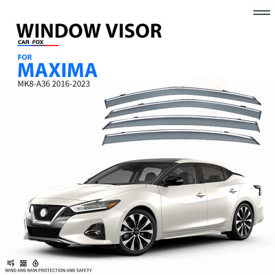 适用西玛晴雨挡车窗挡雨板雨眉MAXIMA A36 Window visor专车专车