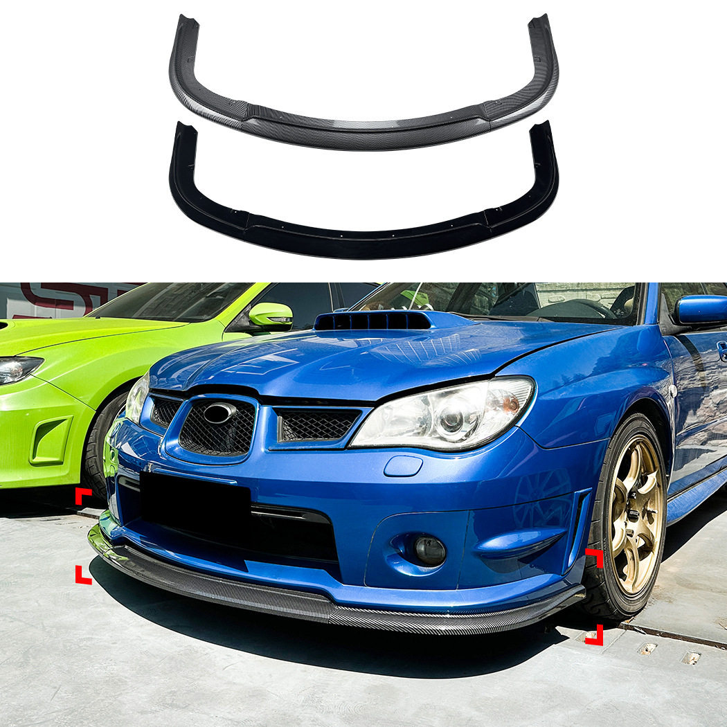 适用斯巴鲁翼豹Impreza WRX STI 2006-07前杠前铲前唇扰流板改装