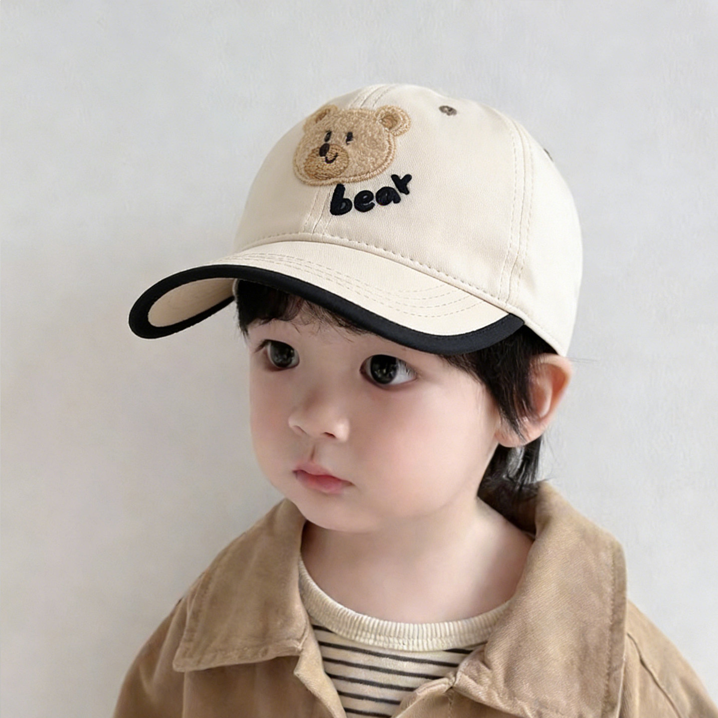 儿童帽子春秋棒球帽宝宝鸭舌帽男童夏季薄款遮阳帽男孩防晒太阳帽