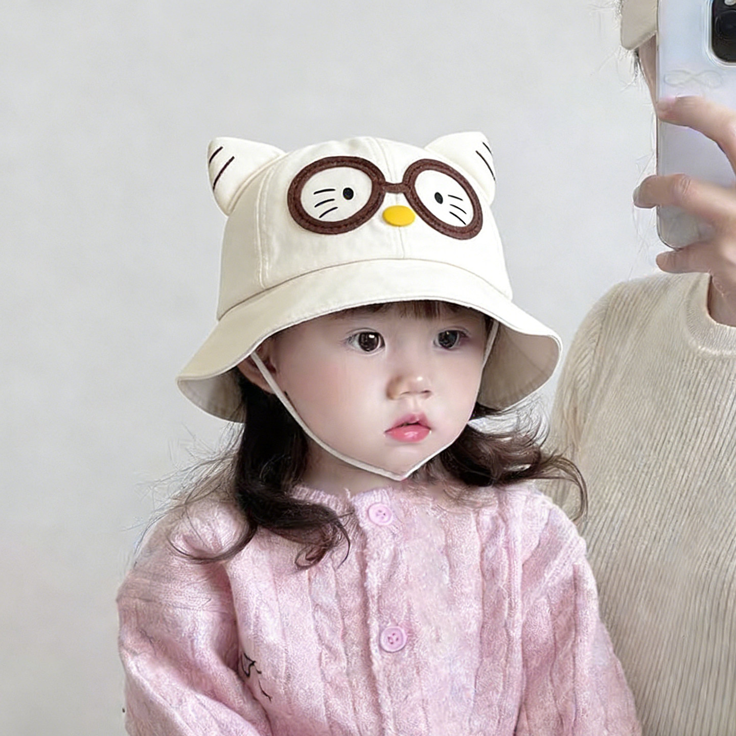 男女宝宝帽子春秋季薄款防晒帽可爱超萌婴幼儿遮阳帽儿童渔夫帽潮