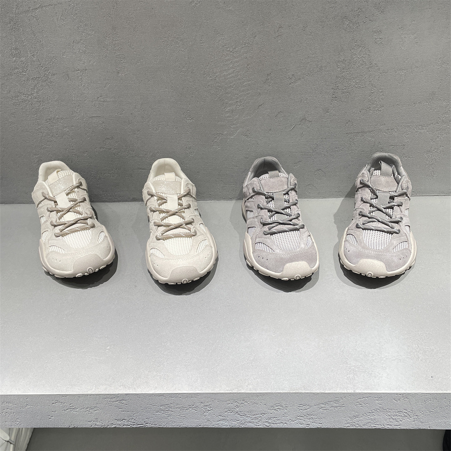 欧洲站2026春款真皮女鞋时尚新品磨砂皮透气网面耐磨平底运动单鞋,女鞋,时尚休闲鞋,淘宝优惠券,粉丝福利购,淘宝优惠卷