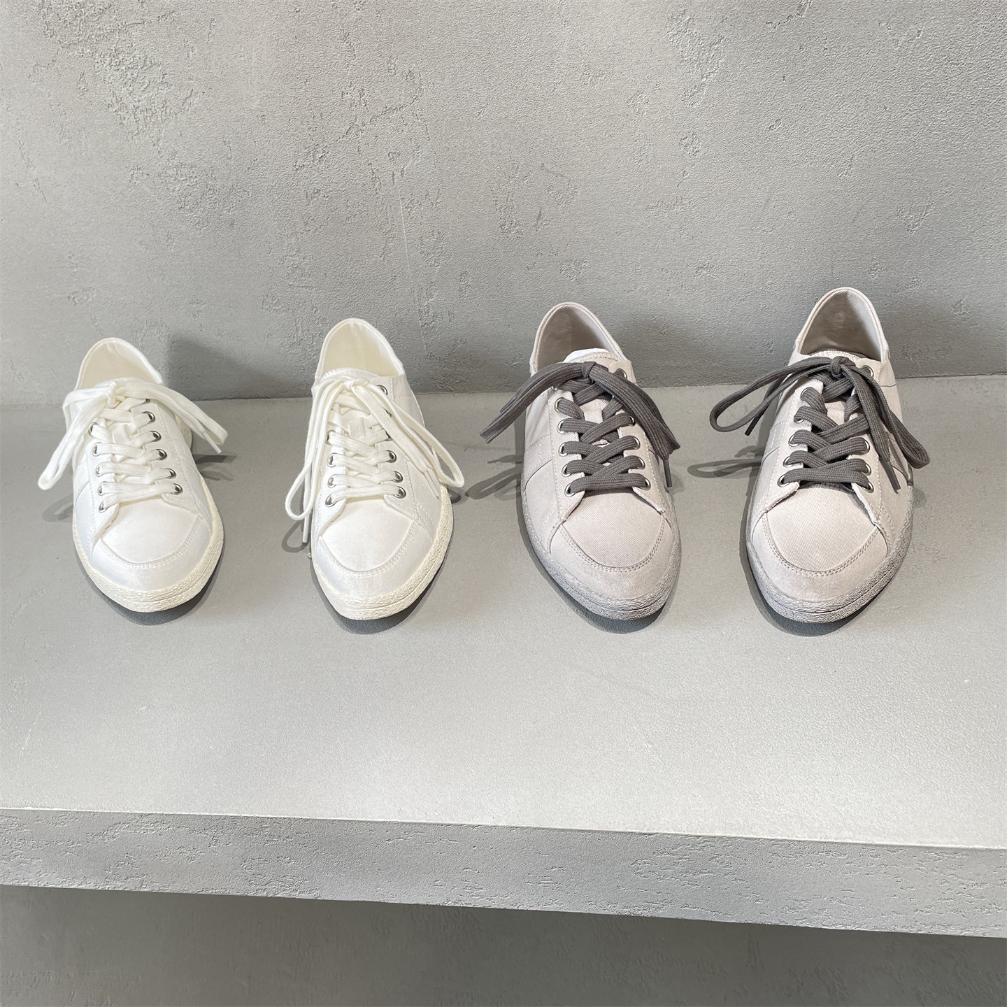 WM6欧洲站2026春款真皮休闲女鞋时尚新品百搭帆布尖头平底单鞋,女鞋,帆布鞋,淘宝优惠券,粉丝福利购,淘宝优惠卷