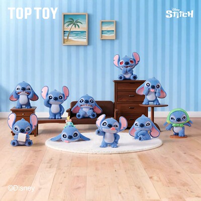 现货正品TOPTOY史迪奇表情包1.0系列手办盲盒可爱搞怪史迪仔礼物