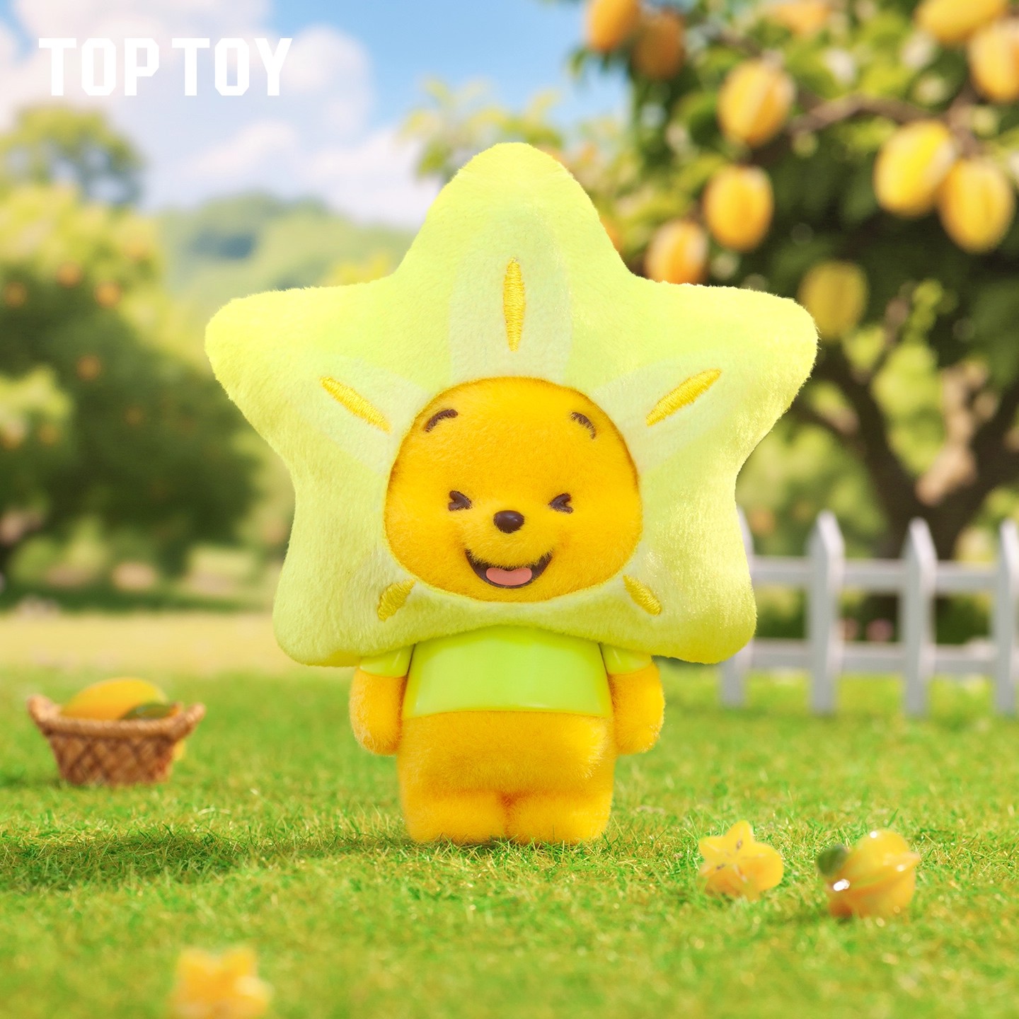 正品TOPTOY小熊维尼小小果圃系列维尼熊挂件盲盒潮玩手办摆件礼物
