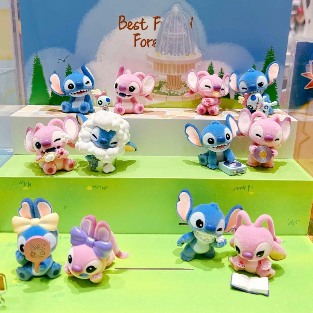 正版miniso名创优品史迪奇闹闹幼稚园系列盲盒潮玩手办摆件