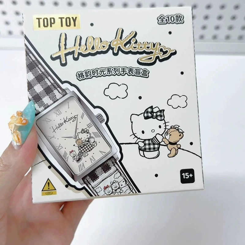 正版TOPTOY HelloKitty格韵时光系列盲盒手表凯蒂猫装饰腕表礼物