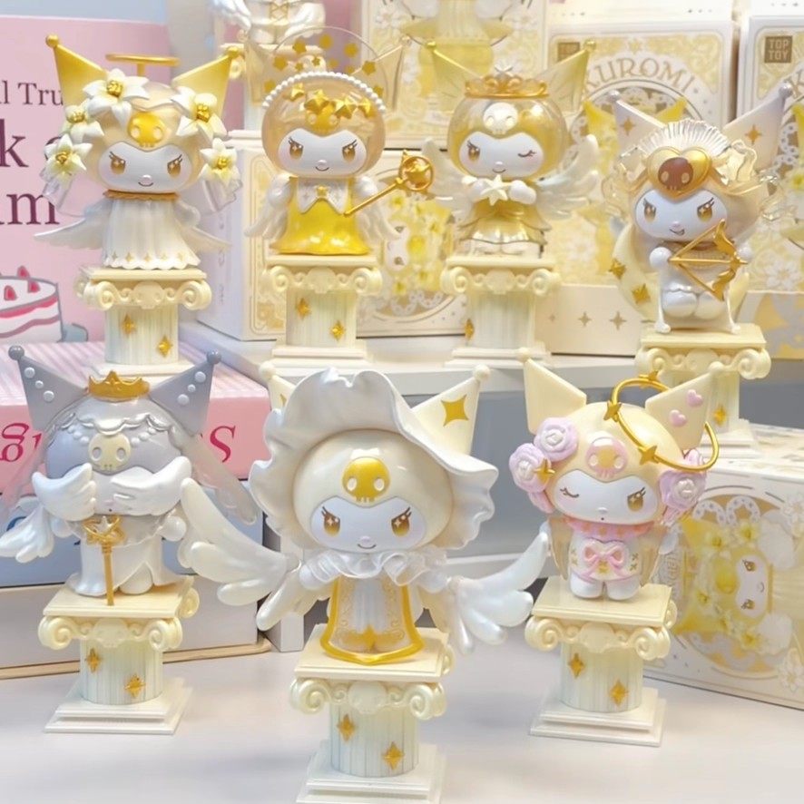 正品TOPTOY三丽鸥酷洛米全新天使系列酷洛米天使盲盒手办摆件礼物