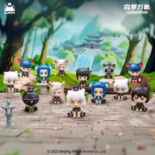 现货正版罗小黑战记2系列周边萌友排排坐盲盒萌粒盲袋摆件手办