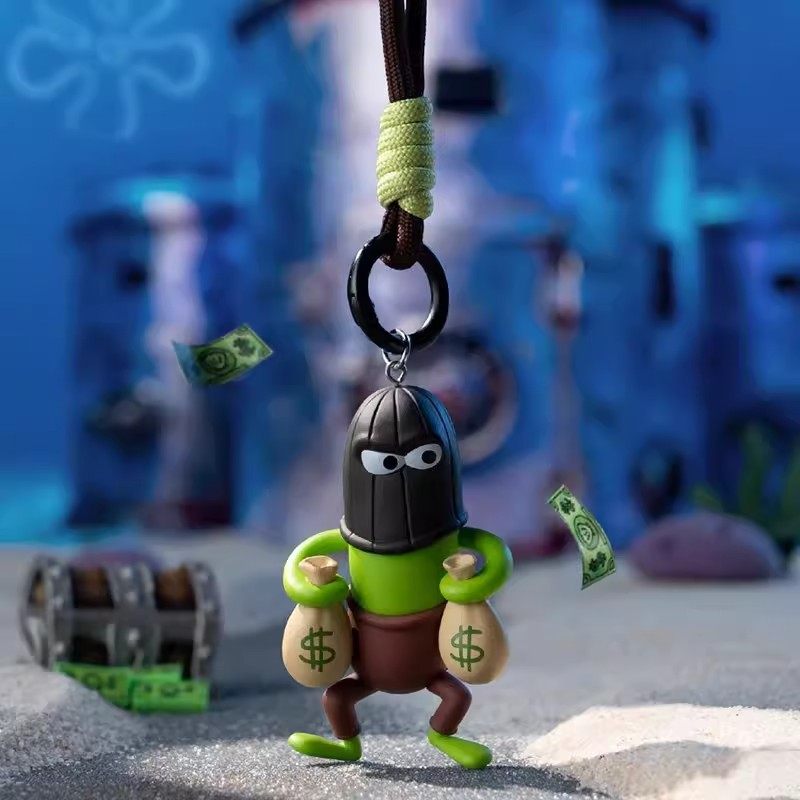 官方正品PLZDOT海绵宝宝比奇堡小鱼民挂件盲盒潮玩公仔钥匙扣礼物,模玩/动漫/周边/娃圈三坑/桌游,潮玩盲盒,淘宝优惠券,粉丝福利购,淘宝优惠卷