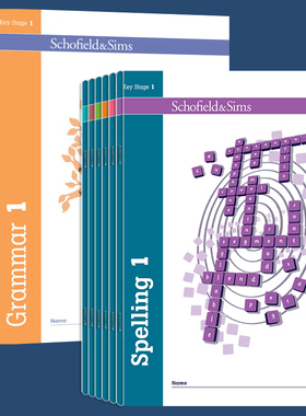 Spelling & Grammar 1-6 英国小学课标拼写和语法练习册 Schofield Sims英文原版