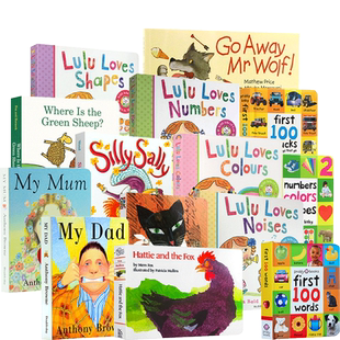 【99元任选5册】英文原版绘本 My Dad 我爸爸 My Mum 我妈妈 Guess How Much I Love You 猜猜多爱你 儿童英语 David Goes School