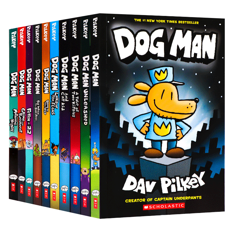 DogMan神探狗狗1-10英文原版