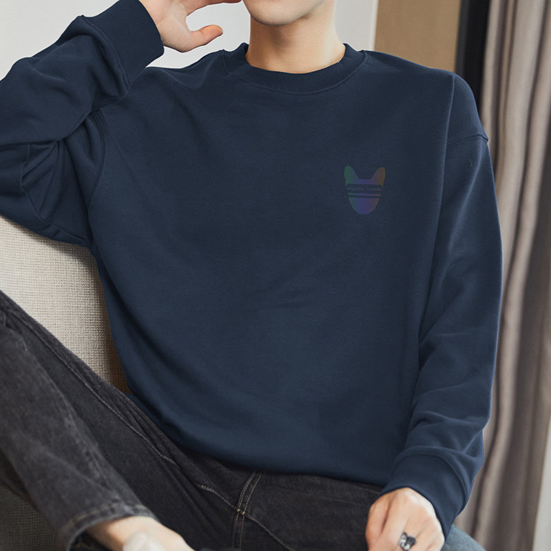 320g重磅卫衣男生秋冬季加绒宽松保暖打底衫套头无帽圆领长袖t恤,男装,卫衣,淘宝优惠券,粉丝福利购,淘宝优惠卷