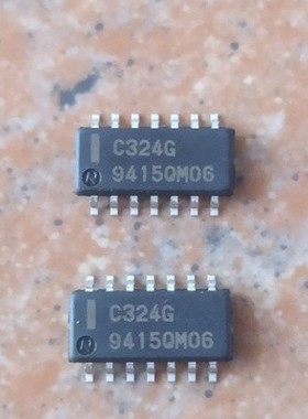 C324G UPC324G 进口四运放IC芯片 SOP-14脚 可直拍!
