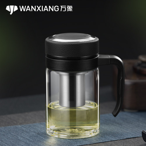 万象办公杯高硼硅玻璃