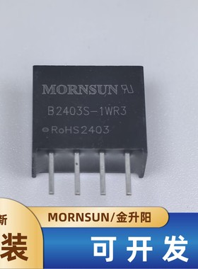 B2403S-1WR3金升阳DC-DC电源模块24V转3.3V303mA 1W隔离 非稳压