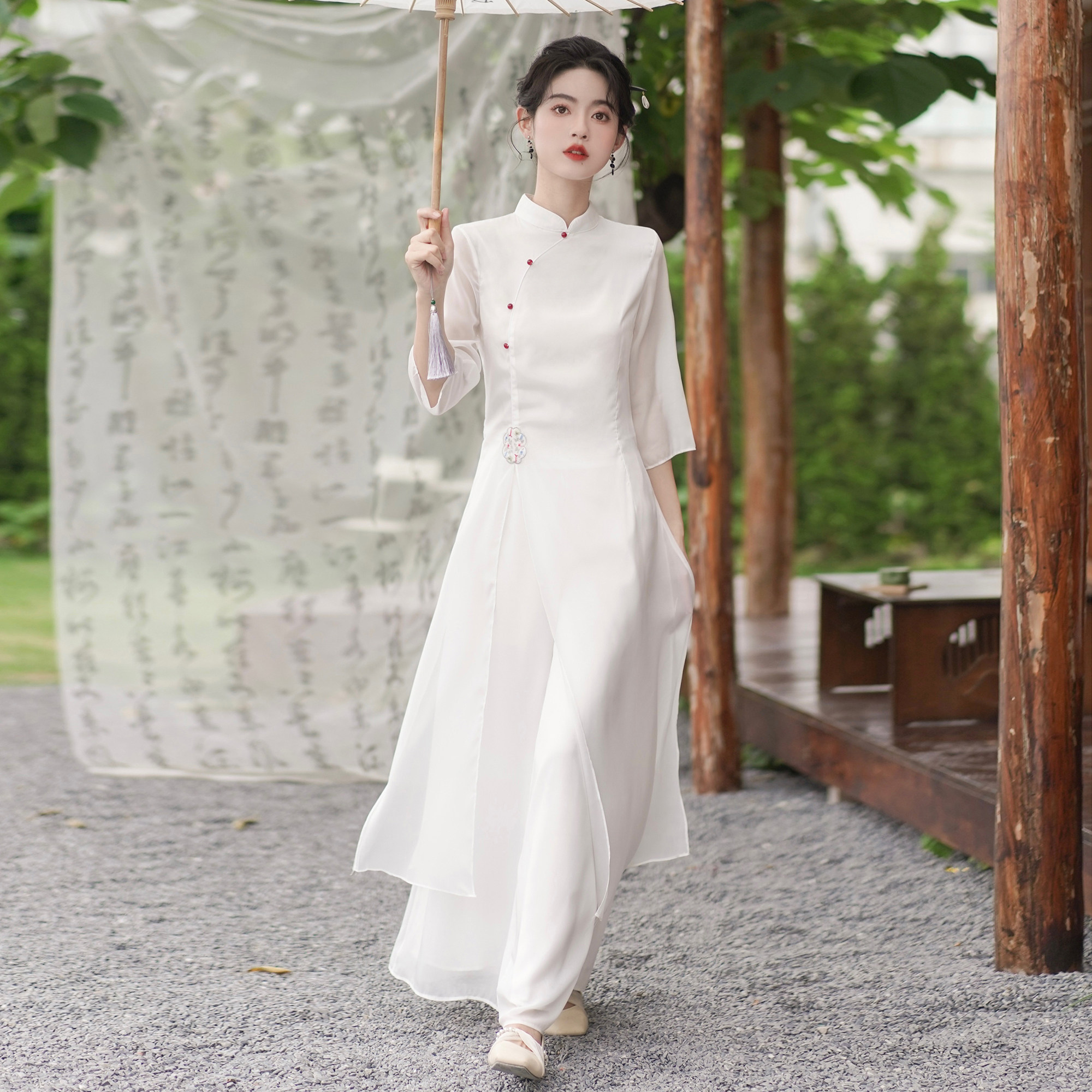 新新款上市2024年夏季优质精品疯狂促销甩卖热销推荐中式茶服套装