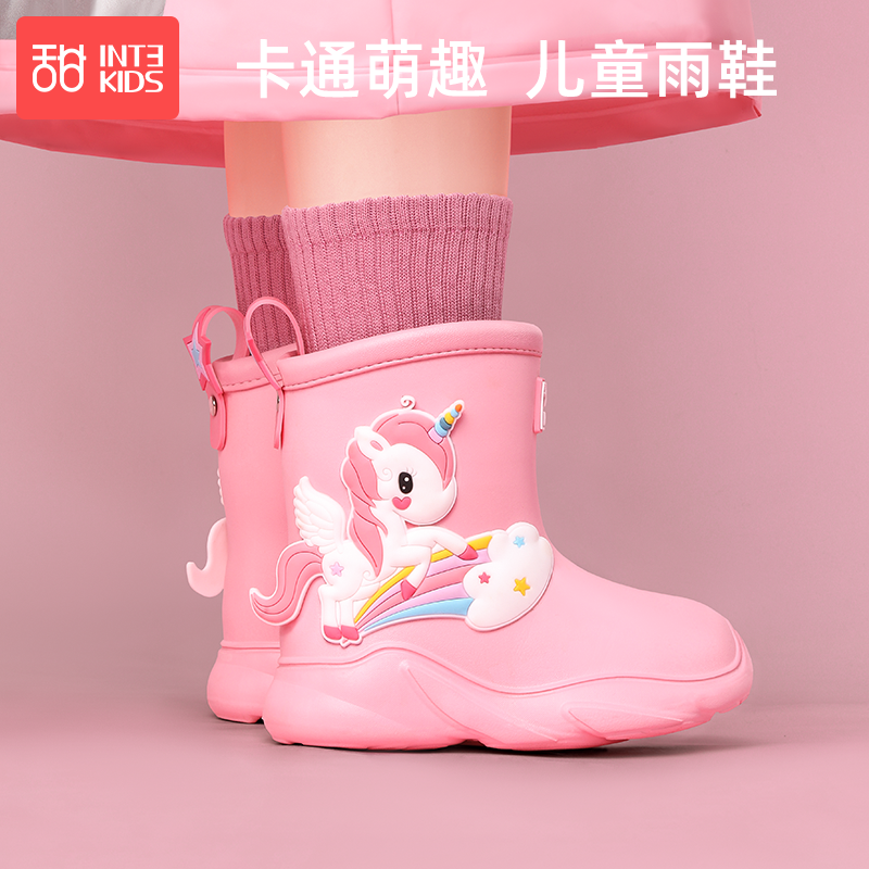 甜甜仔儿童四季卡通雨鞋