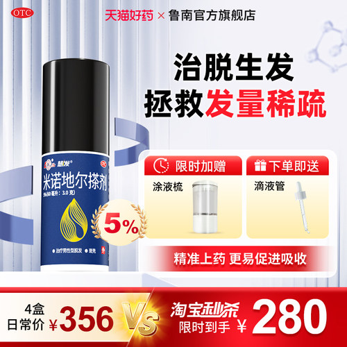 【鲁南】米诺地尔搽剂60ml*1瓶/盒