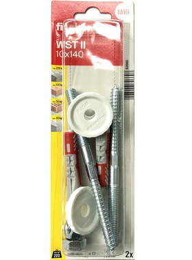 德国慧鱼膨胀螺丝加长膨胀螺栓空心砖10X140洗手台盆卫浴82660