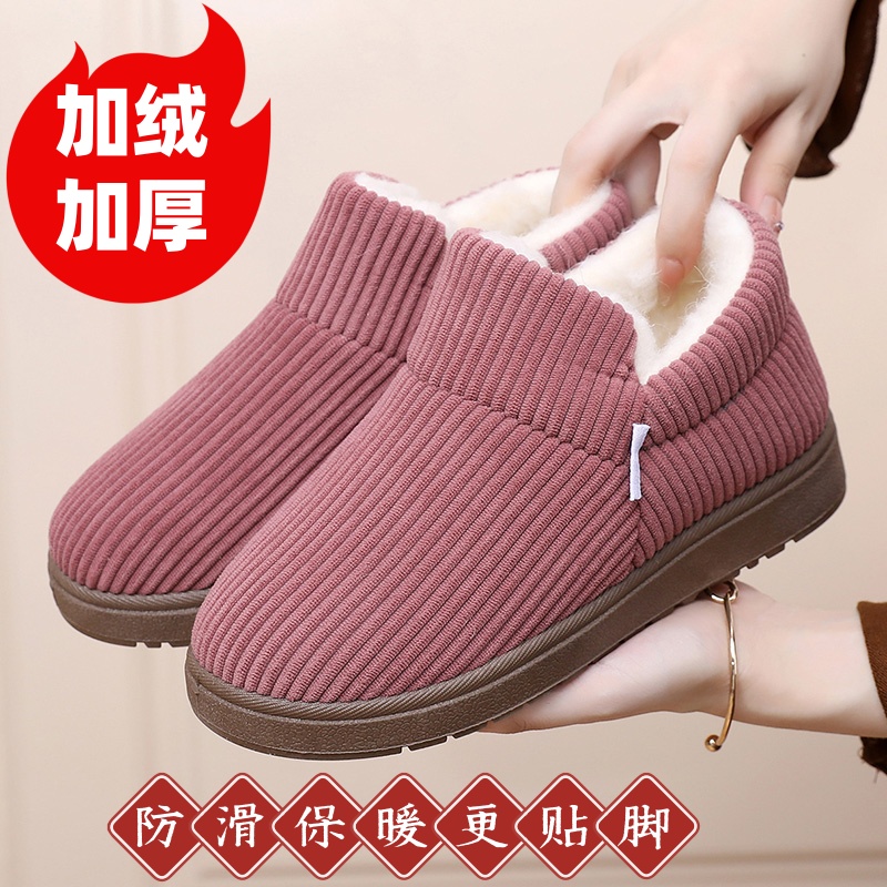 新款老北京布鞋冬季加绒保暖