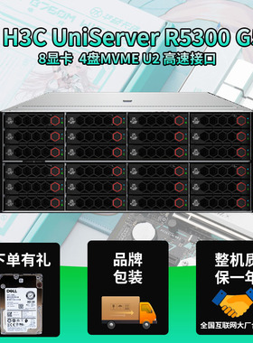 H3C R5300G5 8GPU显卡AI服务器RTX5090深度学习人工智能H100 A100