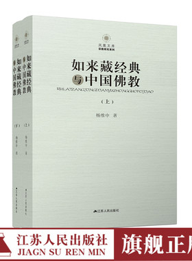 如来藏经典与中国佛教 杨维中著 佛教思想研究类书籍中国佛教史的著作佛教文化佛教书籍佛学书籍入门佛学经典书籍全新正版包邮