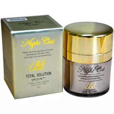 韩国正品 Night Cat 夜猫BB霜 40ml 夜猫水润无暇BB霜包邮