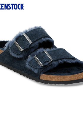 BIRKENSTOCK勃肯德国进口男女款绒面革Arizona Shearling毛毛拖鞋