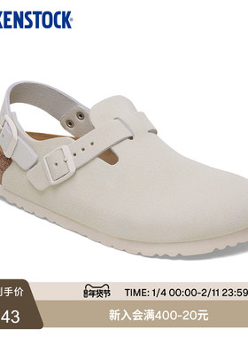 BIRKENSTOCK勃肯德国进口新品男女款牛皮绒面革Tokio包头系踝拖鞋