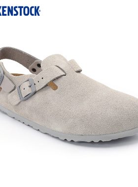 BIRKENSTOCK勃肯德国进口新品男女款牛皮绒面革Tokio包头系踝拖鞋