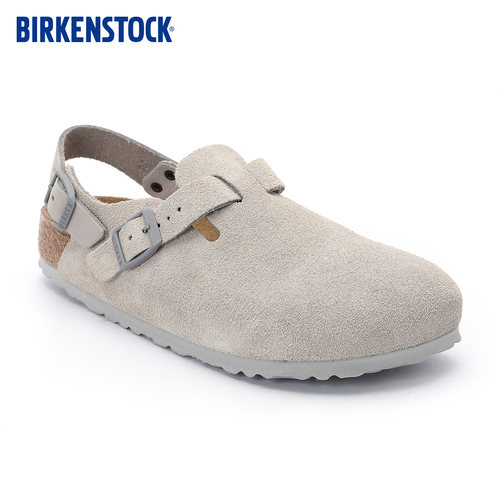 BIRKENSTOCK勃肯绒面包头拖鞋